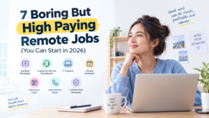 7 Boring But High Paying Remote Jobs in 2026